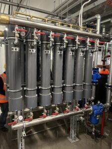 Esempio di installazione del filtro antilegionella autopulente