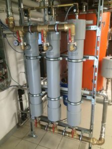 Esempio di installazione del filtro antilegionella autopulente
